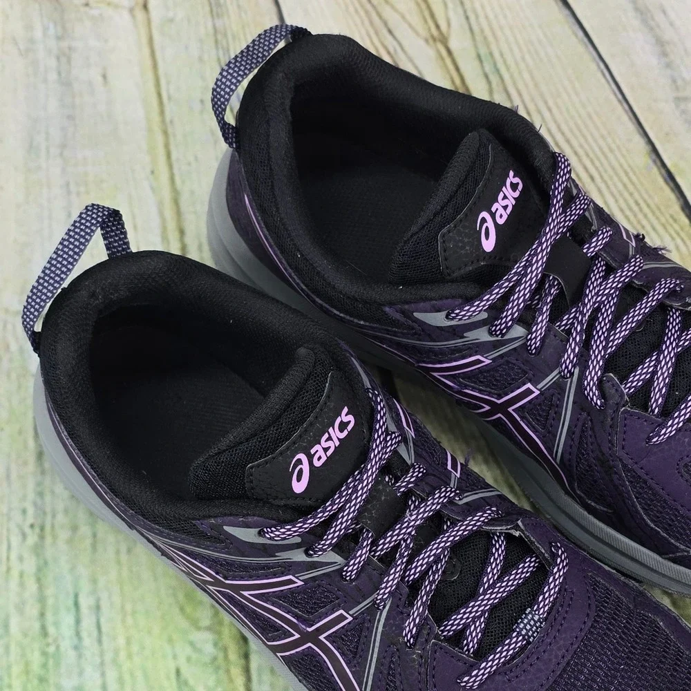 ASICS Frequent Trail Running Shoes Womens 10 Purple 1012A022 Hiking Sneakers - Picture 7 of 9